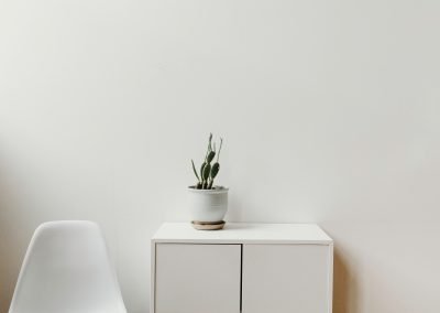 all in white painted